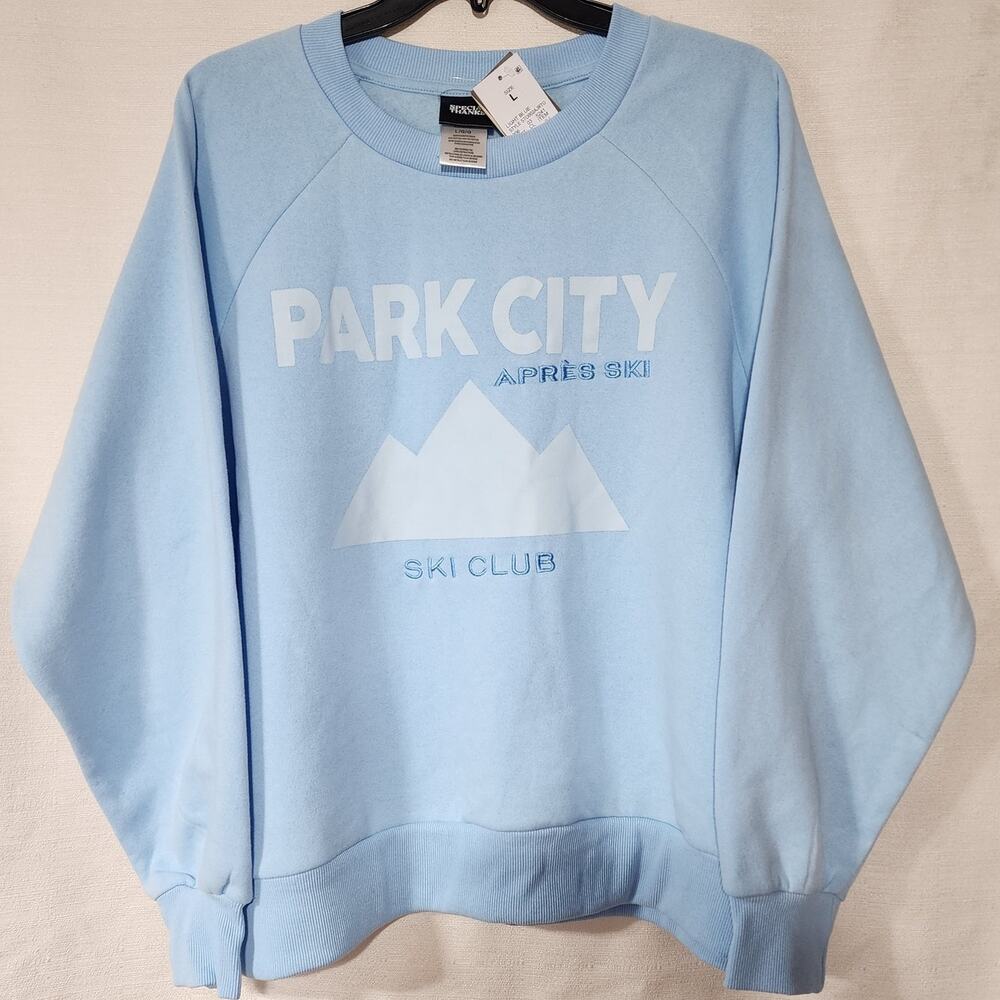 Park city Apres ski club by Special Thanks sweatshirt women's Large